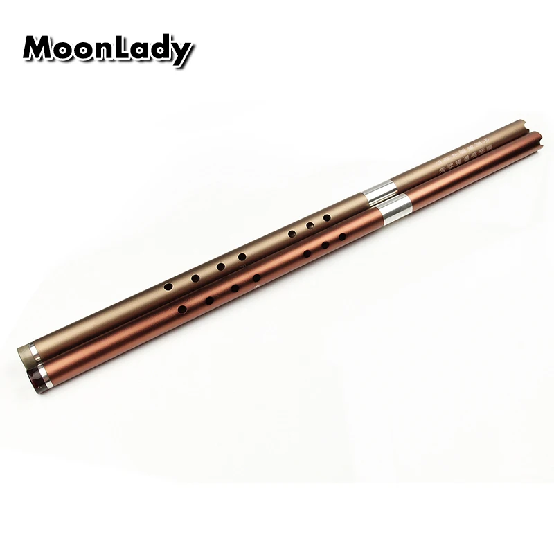 Classical Vertical Flute Aluminum Alloy Metal XIAO Musical Instrument in F Key Professional Entry Level Flute for Beginner