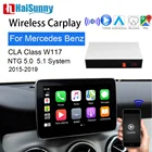 Беспроводная модернизация автомобиля для Mercedes CLA 200 2015-19 W117 Поддержка Smart Mirror link камера заднего вида Android автонавигация