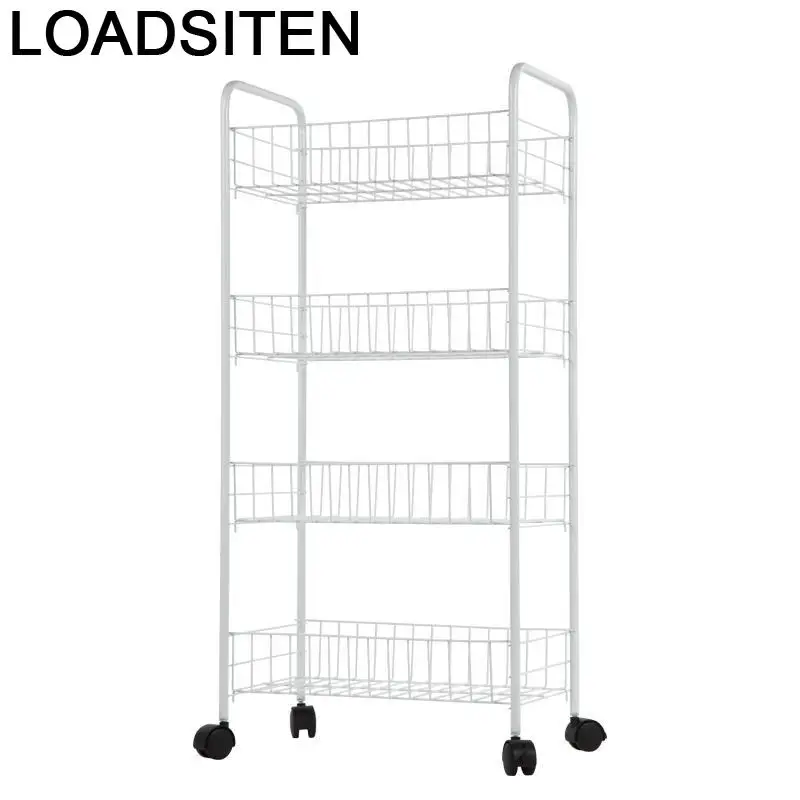 

Utensilio De Cozinha Cutlery Holder Repisas Organization Shelf Organizer Kitchen Trolleys Prateleira Estantes with Wheels Rack