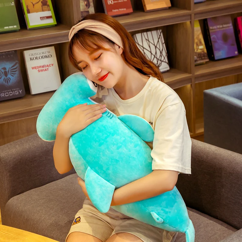 Бесплатная доставка мягкие плюшевые куклы в виде молотковой головы акулы