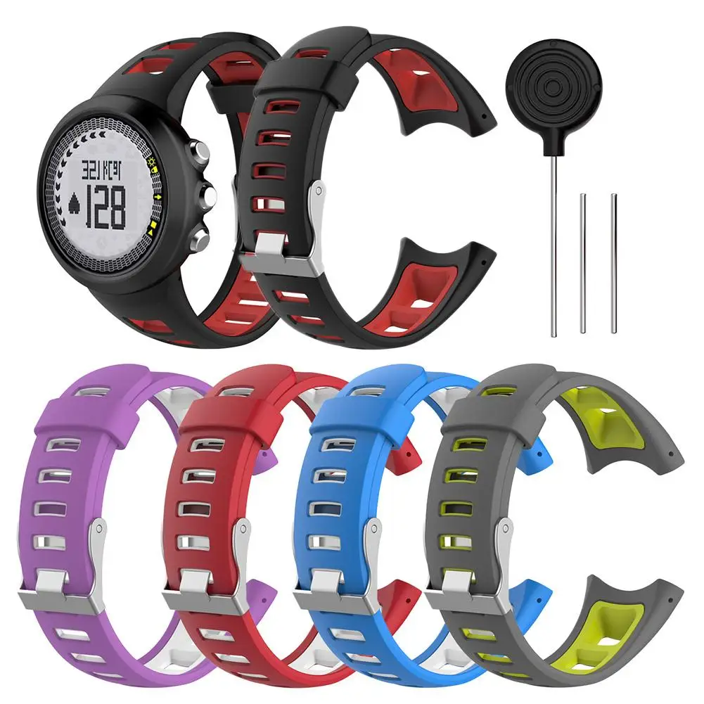 

Ремешок силиконовый для смарт-часов SUUNTO Quest M1 M2 M4 M5 M