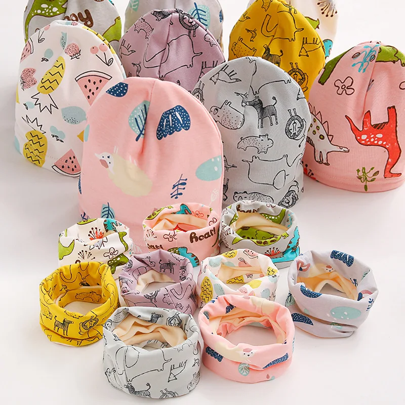 Новинка Хлопковый Детский шарф с героями мультфильмов Милые воротники для