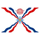 Подиум 90x150 см ассирийский флаг для украшения