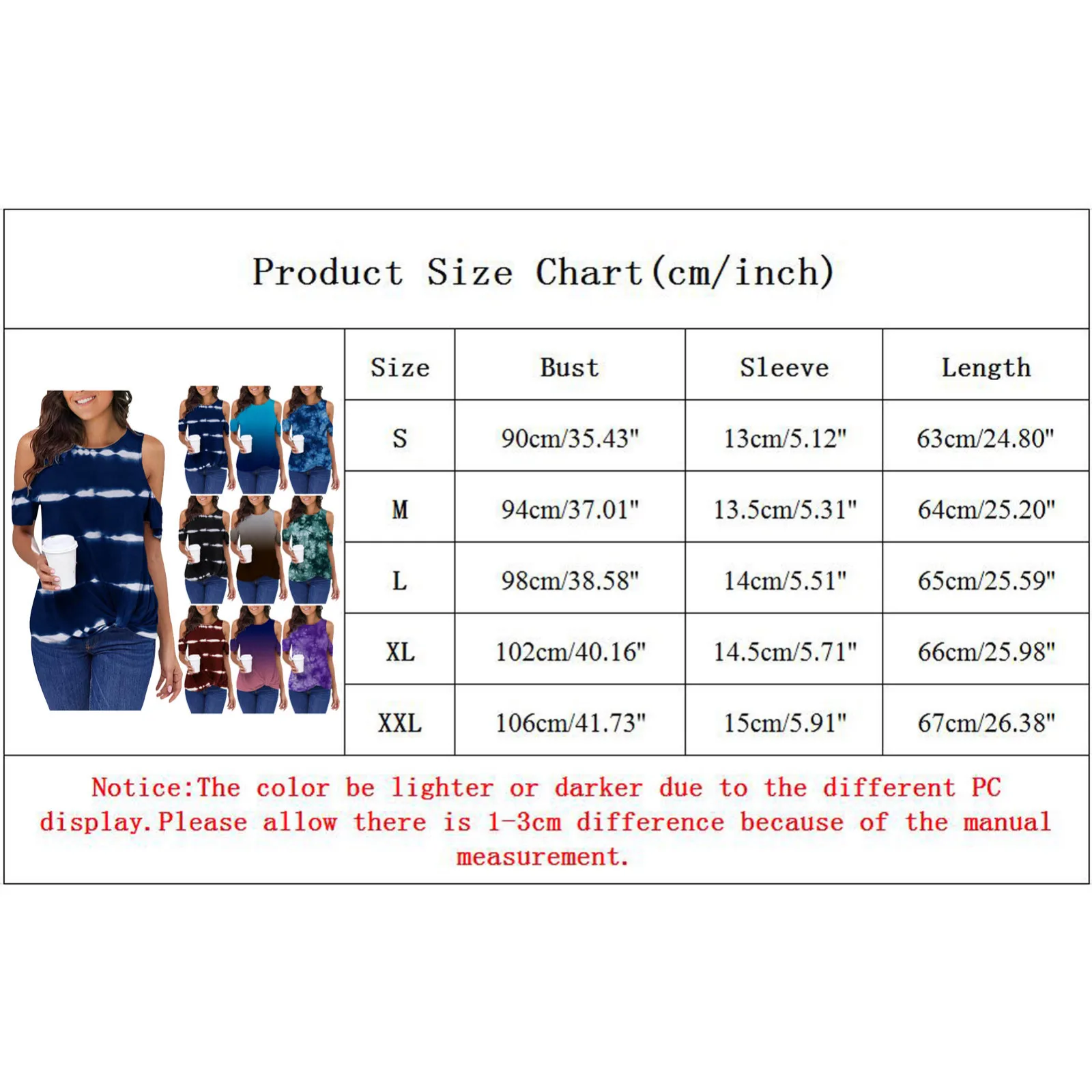 

4# Leisure Gradient Color Blouse Loose O-neck Shirt Short Sleeve Mujer Plus Size Tops Blusas Sexy Tie-dye Womens Blouse