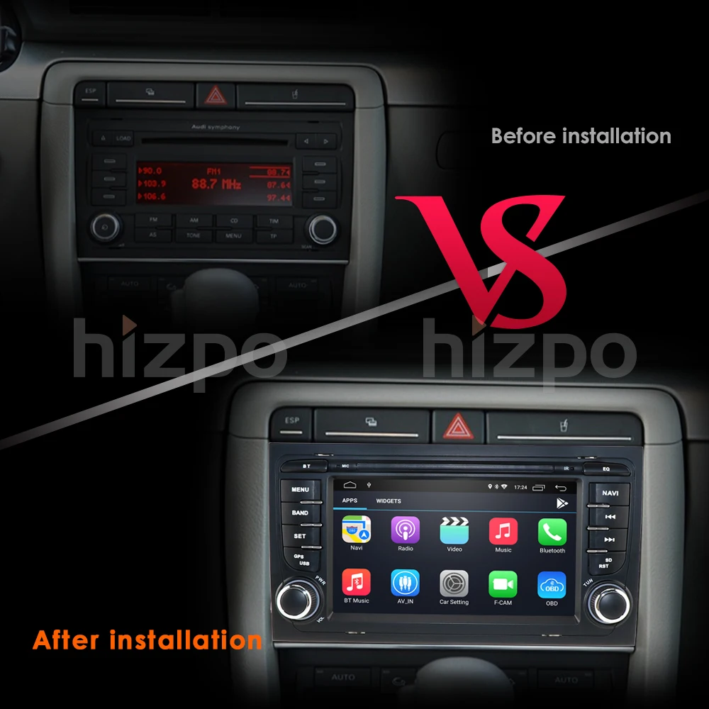 4G wifi Android 9,0 Автомобильный gps Navi для audi A4 2002-2008 S4 RS4 8E 8H B6 B7 с BT RDS мультимедийный плеер радио