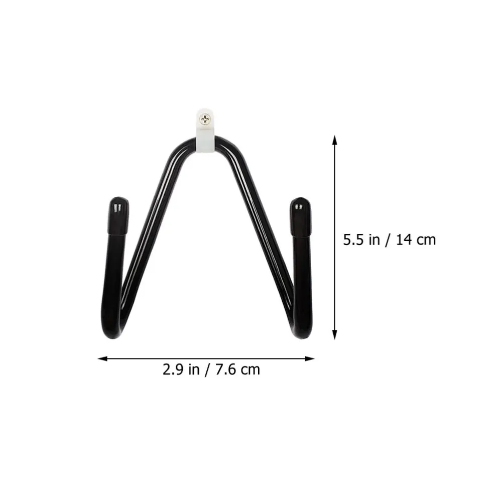 

1 Set of Home Headpiece Headphone Wall Mounted Storage Display Hook (Black)