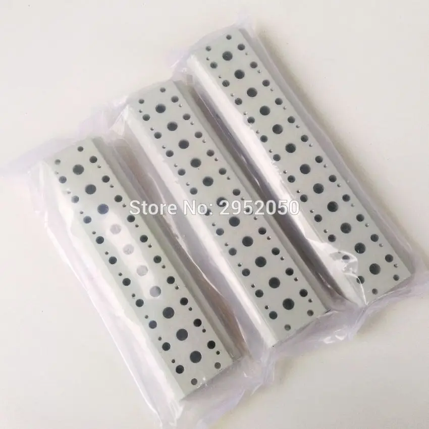 

Бесплатная доставка 100M-10F электромагнитный клапан Airtac коллектор с винтами и резиновой 10 станцией Базовая плата 4v110-06 4A110