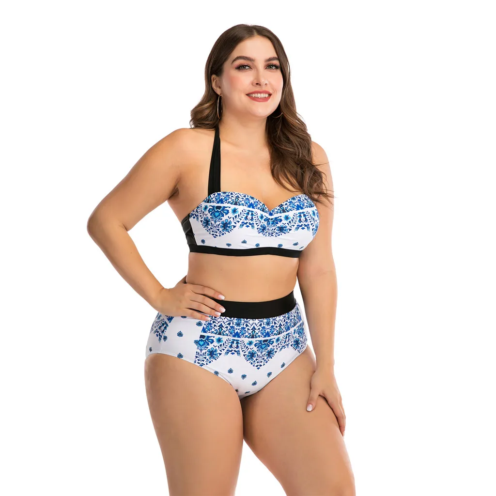 Женский купальник сексуальное бикини микро плюс размер бандаж с принтом