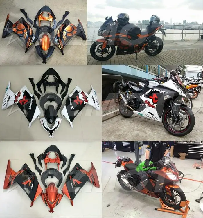 Мотоциклетный обтекатель abs комплект для S1000RR 2009- кузов из углеродного волокна узор для переноса воды печать ACEKITS Магазин № 0110