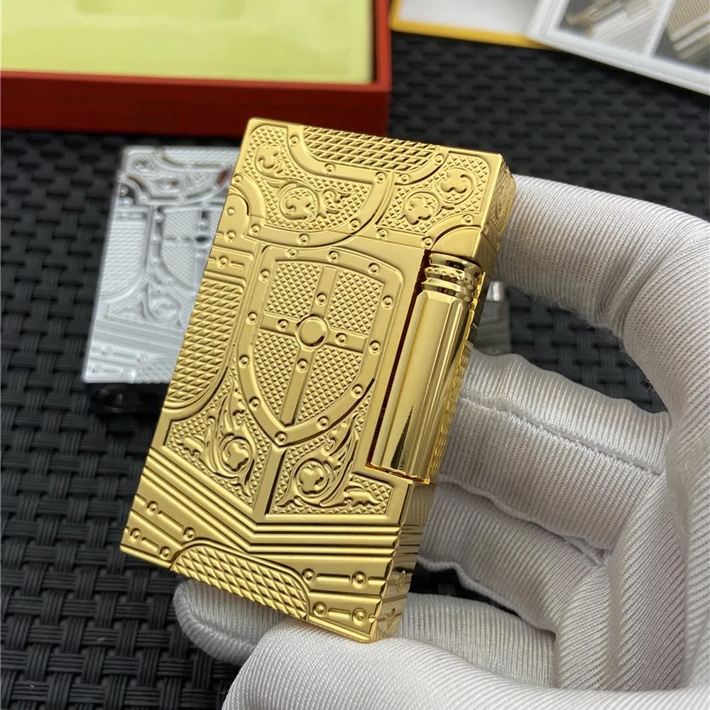 S.T газовая Зажигалка Ветрозащитная для сигарет Dupont яркая звуковая Зажигалка!