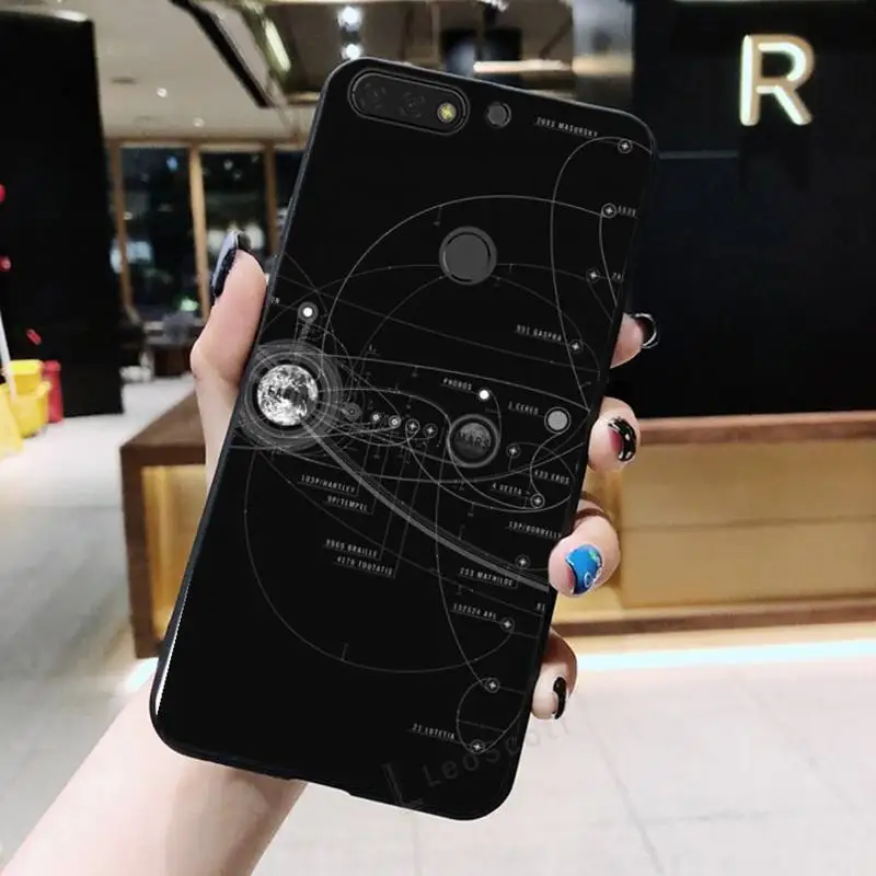 

emc2 notes Phone Case For Huawei Honor 7C 7A 8X 8A 9 10 10i Lite 20 NOVA 3i 3e