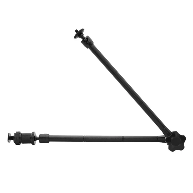 20Inch Adjustable Articulating Friction ic Arm with Hot Shoe Mount for LED Light DSLR Rig LCD Monitor | Электроника