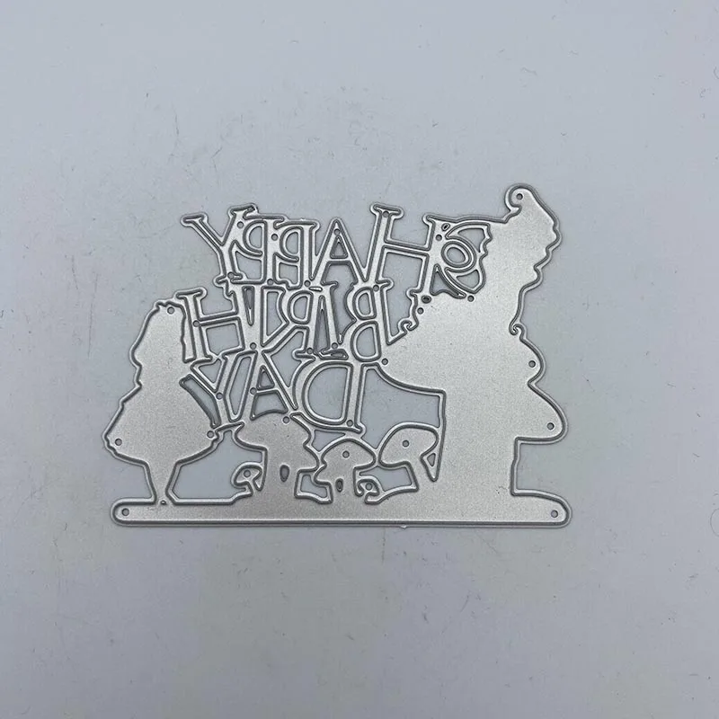 

Metal Cutting Dies Happy Birthday DIY Scrapbooking Decorative Embossing Handcraft Die Cutting Template