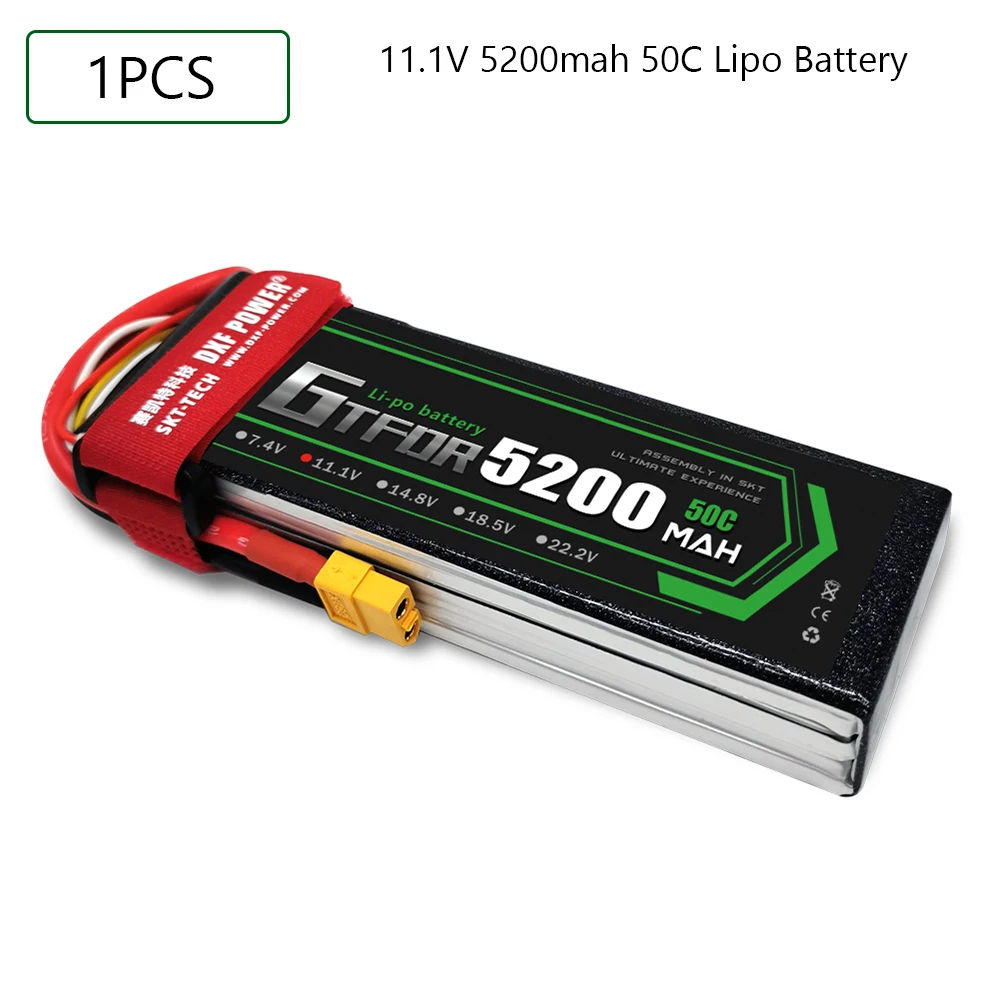 GTFDR 3S 11 1 V 5200mah 50C-100C Lipo батарея XT60 T Deans XT90 EC5 для FPV дрона самолета автомобиля