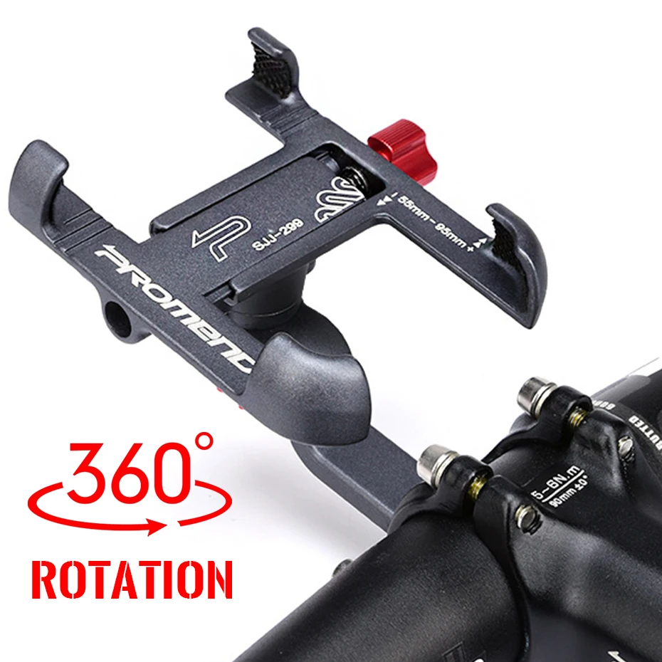 360 rotation aluminum alloy bike bicycle phone holder adjustable celular moto motorcycle mount mtb universal cellphone stand free global shipping
