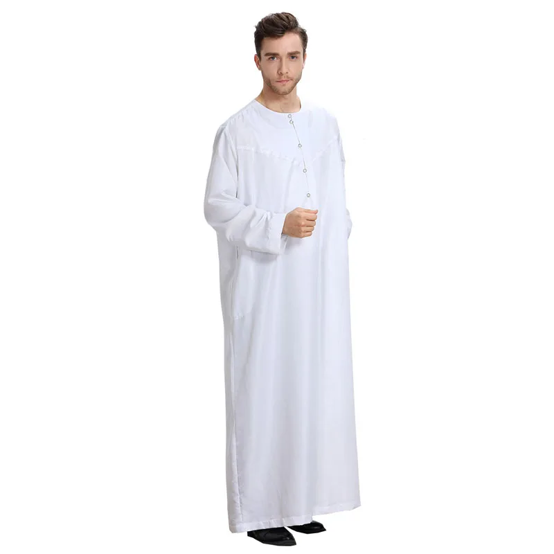 Men Robes Kaftan Muslim Robe 2021  Muslim Men's Arab Dubai Clothing Accessories Fashion Plus Size Man Abaya Robe Kaftan S-3XL