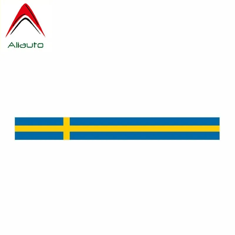 Aliauto персональная наклейка на машину Мотоцикл Гоночный флаг Швеции