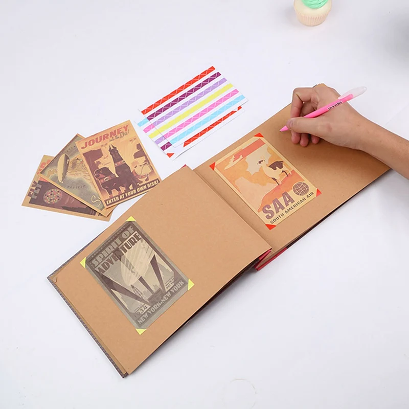 Retro Photo Album Creative DIY Handmade For Anniversary Wedding Friends Gifts | Канцтовары для офиса и дома