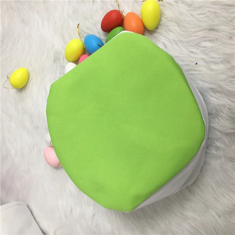 Cesta de conejo de pascua con lentejuelas, bolsa bonita para ni&ntilde;os, regalo de dulces, decoraci&oacute;n de fiesta de Pascua, 30 unids/lote, env&iacute;o directo-5