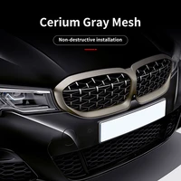 car front sport grill kidney grilles for bmw g20 auto gloss black sports star styling grille bumper grilles cover trim replace