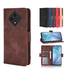 Модный ультратонкий кожаный чехол-книжка с отделением для карт для Infinix Tecno S5 Pro Hot 9 10 Play Zero 8 Note 8i 8, чехол-кошелек с отделением для карт