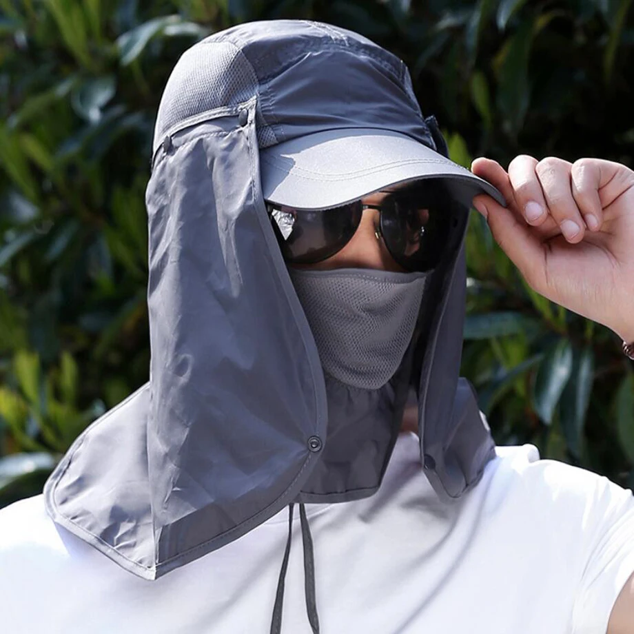 Высокое качество Регулируемая Рыболовная Шапка рыболовная шляпа зонтик