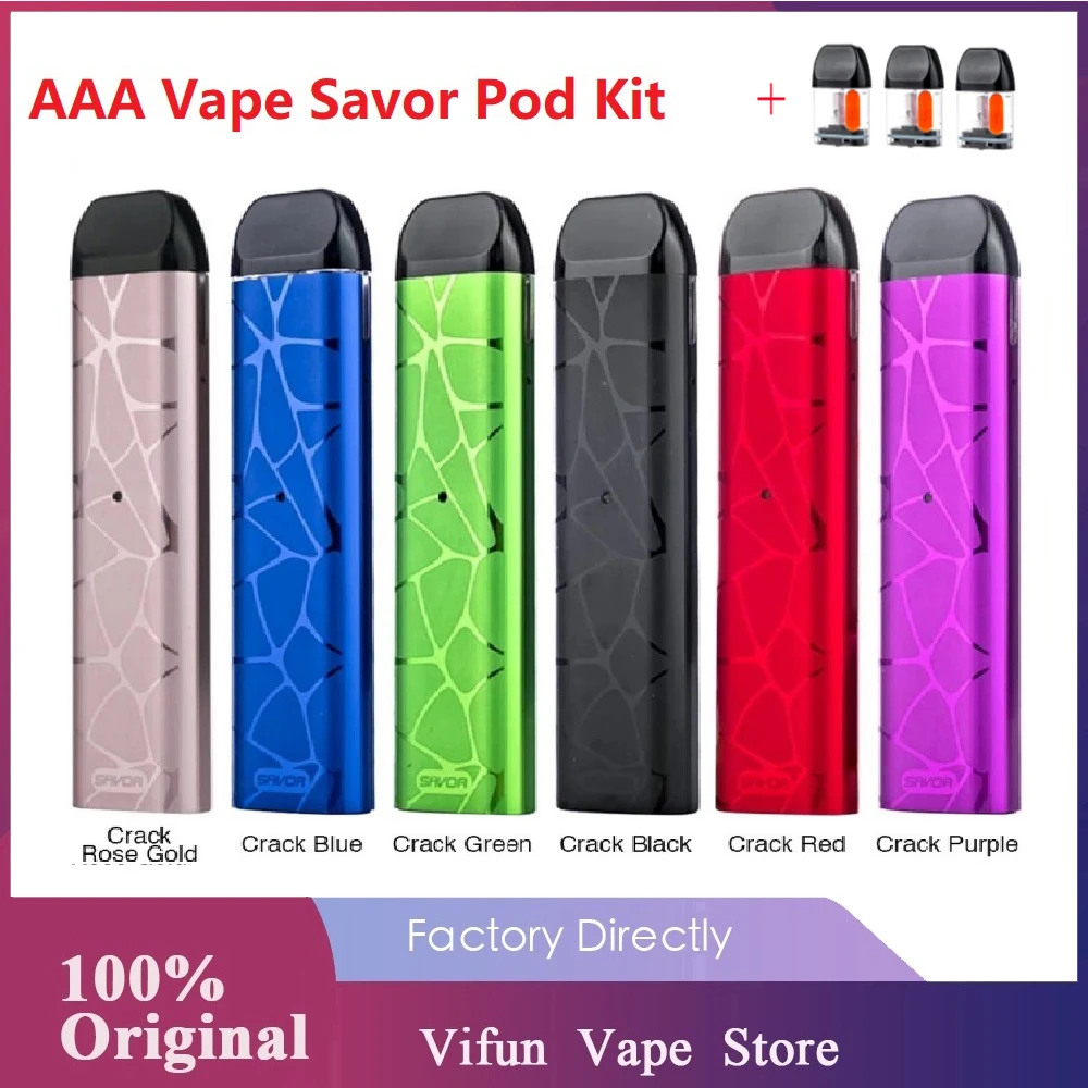 Оригинальный AAA Vape насладиться Pod Комплект с 700 мА/ч Батарея & 1 75 мл Ёмкость 1.0ohm/1.4ohm