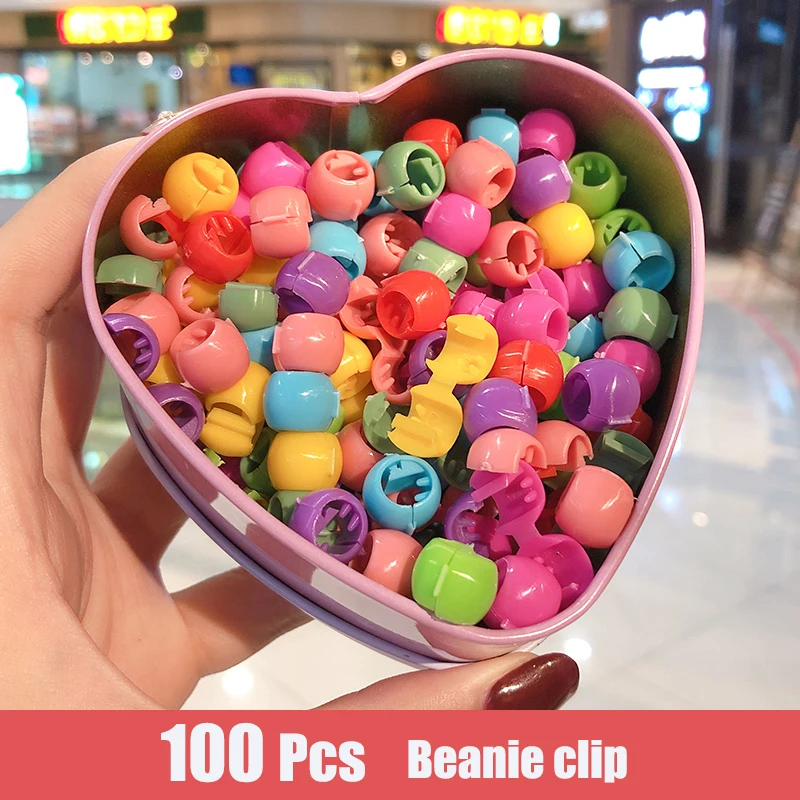

50/60/100 Pcs/Box Cute Girls Women Heart Flower Crown Animals Colorful Hair Claws Sweet Hairpins Hair Clips Kid Hair Accessories