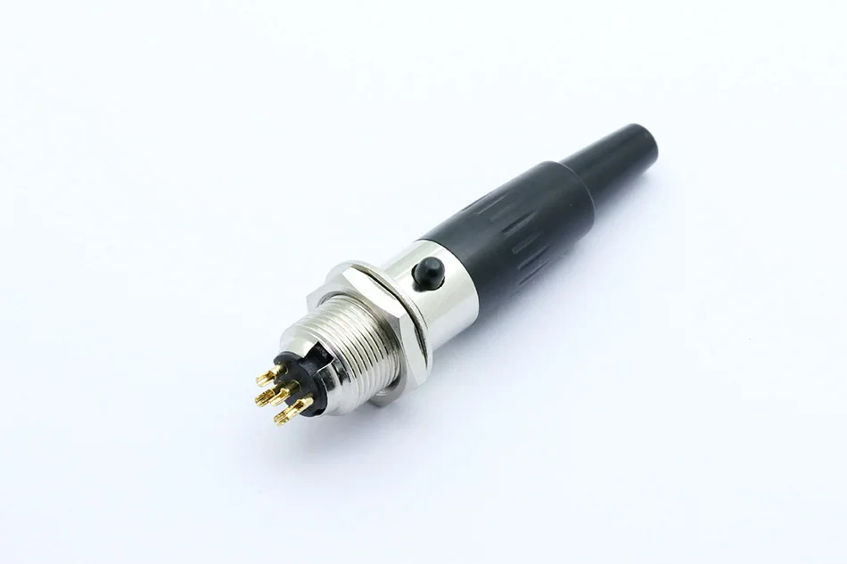 5pins 1xM 1xF 1 компл. Разъем Mini XLR, мини-авиационный микрофонный разъем, цинковый сплав+ медные булавки с позолотой, 3 4 5 контактов - Цвет: 5pins 1xM 1xF