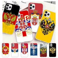 russian national emblem transparent cell phone cover case for samsung galaxy a51 a71 s20 s10e s8 s7 s9 s10 plus