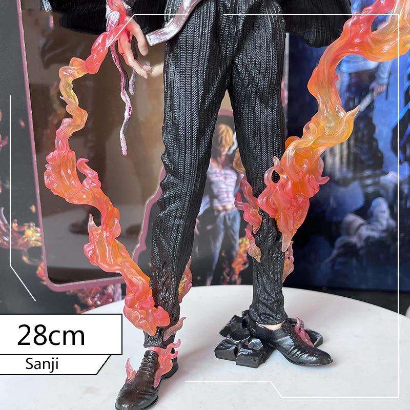 Экшн-фигурка Sanji из аниме кровь цельная модель ПВХ большой роноа Зоро подарок для
