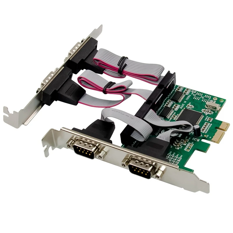 Компьютерная шина PCI-E 4S серийный Порты и разъёмы карты DB-9 булавки промышленный