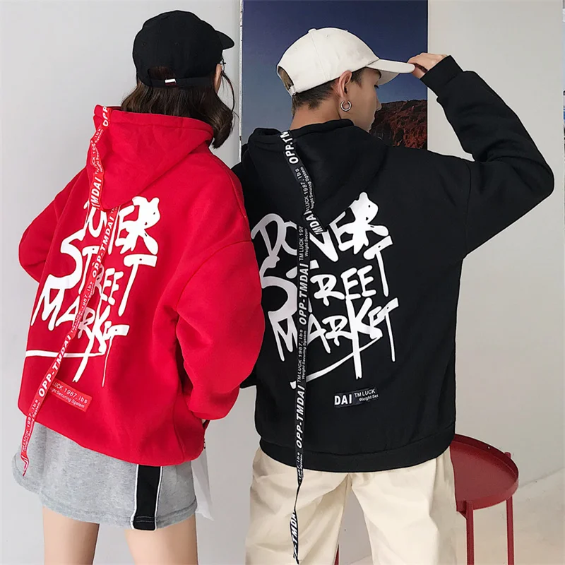 Одежда Kpop женские толстовки большого размера Толстовки для пары Bangtan Harajuku