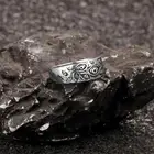 Мода тайна серебро Цвет демон глаз мужское кольцо в стиле панк готическом Ретро Бог глаз обручальное кольцо в винтажном стиле, подарок, ювелирное изделие