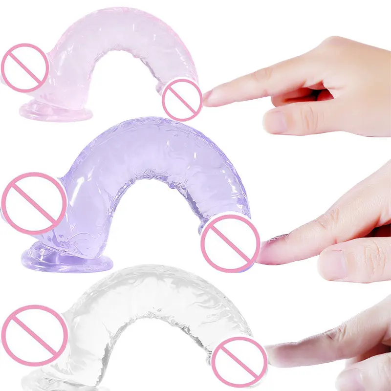Jelly Dildo Sex Toys For Woman Men Couple Female Masturbator Anal Plug Pants Lesbian Penis Strap On Dildos No Vibrator | Красота и