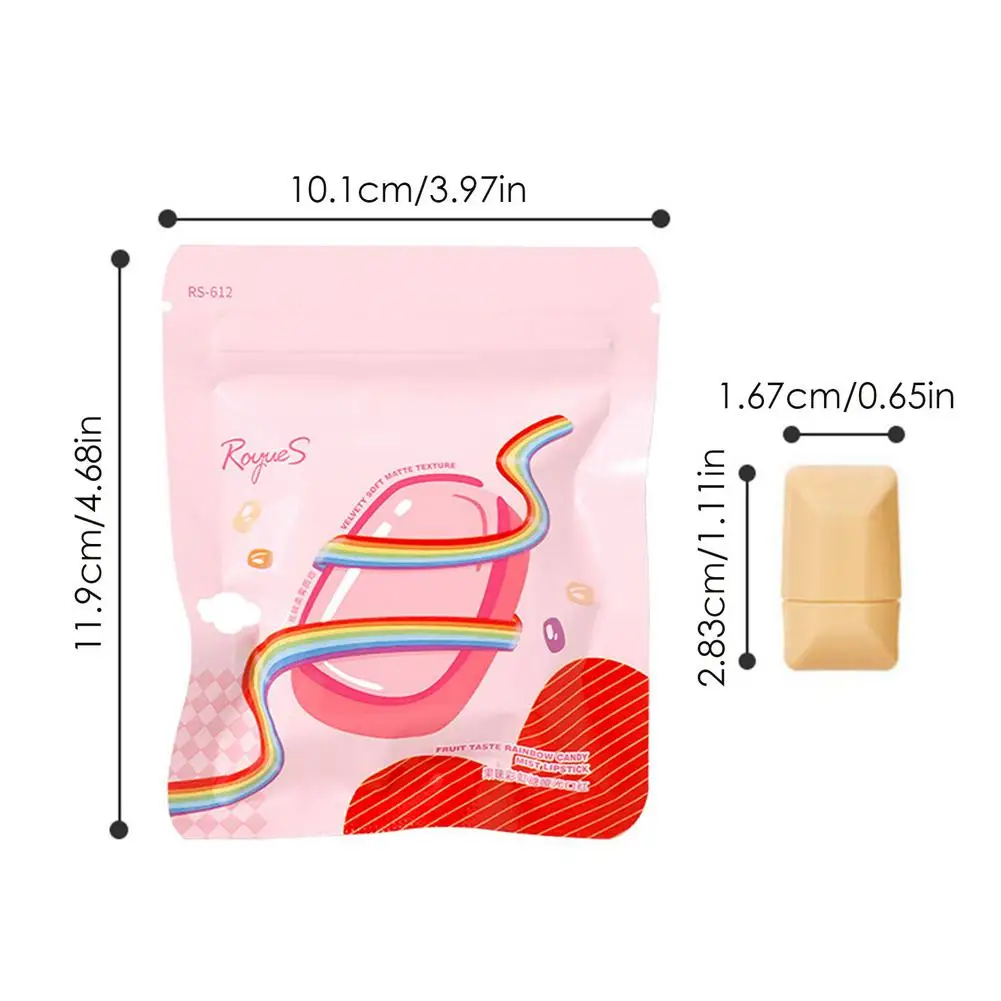 Мини бархатная матовая помада-милый блеск для губ различных форм и цветов