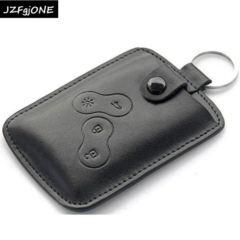 1 шт. мужской модный черный кожаный чехол для автомобильного ключа бумажник Чехол
