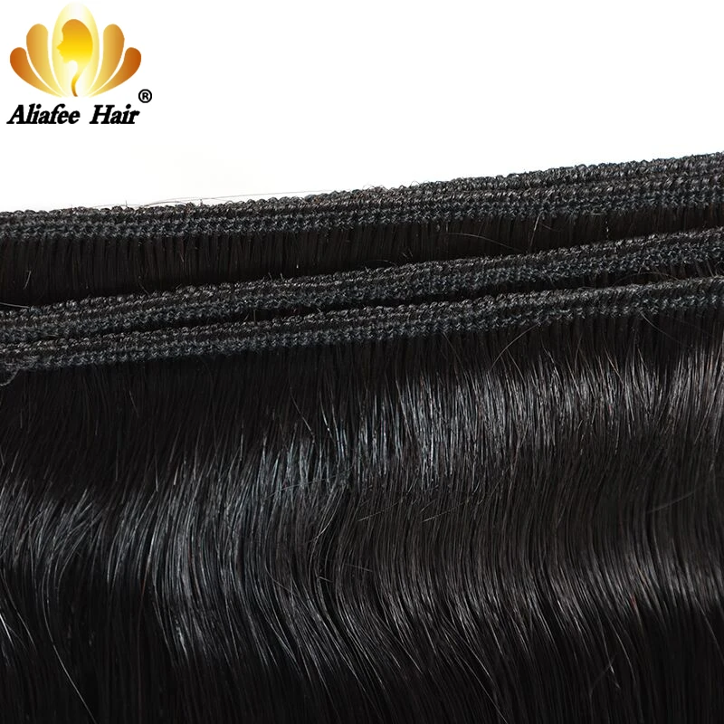 Aliafee волосы перуанские прямые вплетаемые 3/4 предложения пряди 8 &quot 30&quot