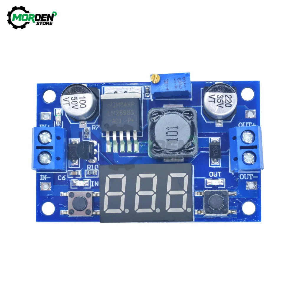 Понижающий модуль LM2596 понижающий преобразователь мощности светодиодный