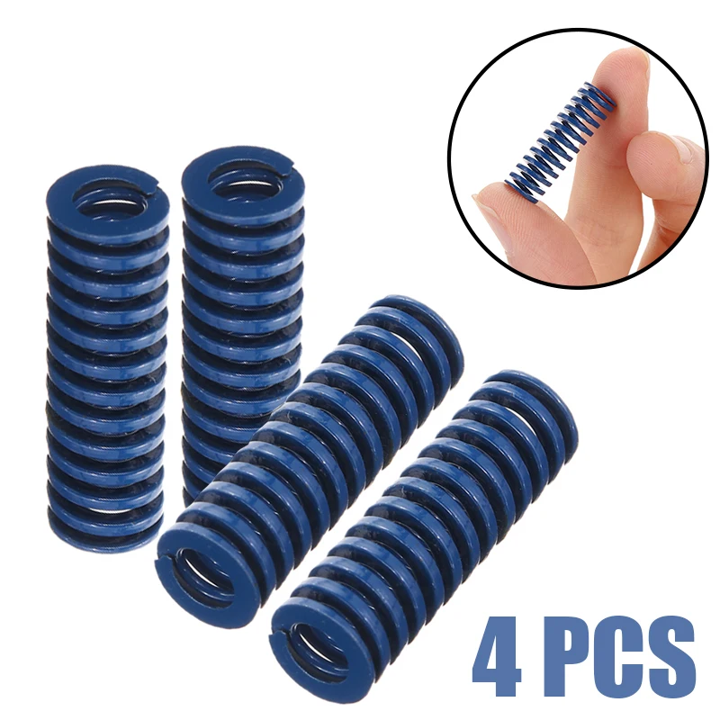 

2 Pairs Blue Heated bed Spring CR-10 Extruder Flat Bed Springs For Creality Ender-3 Ender 3 Pro 3D Printer Accessories