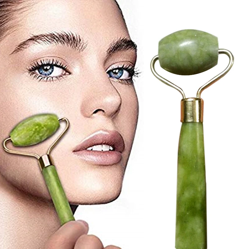 Массажное колесо из натурального нефрита нефритовый массажер для лица тонкий