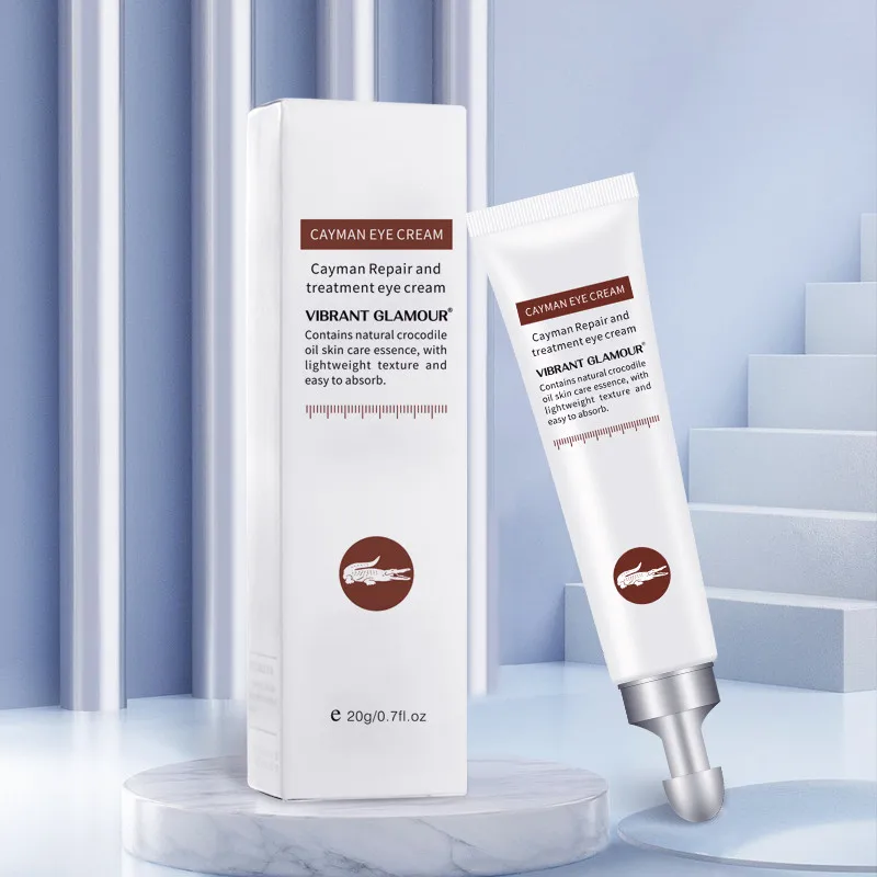 

VIBRANT GLAMOUR Crocodile Anti-Aging Anti-Wrinkle Fine Lines Eye Cream Remove Dark Circle Puffiness Moisturizing Whiten Eye Care