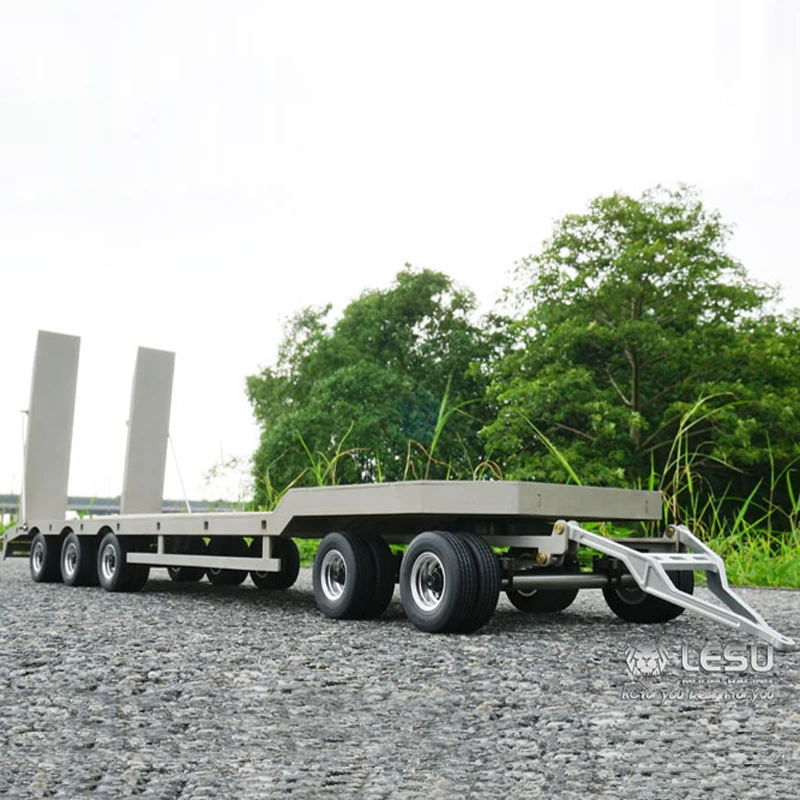 Verkauf LESU Metall Anhänger Für DIY TAMIYA 1/14 RC Dumper Lkw Skala Modell Loader Bagger Auto