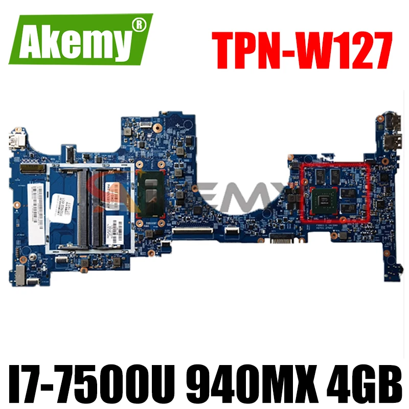 

Akemy материнская плата для ноутбука HP TPN-W127 ENVY X360 15-BP SR341 i7-7500U 940MX 4GB системная плата 16882-1 448.0BX06.0011 924311-601
