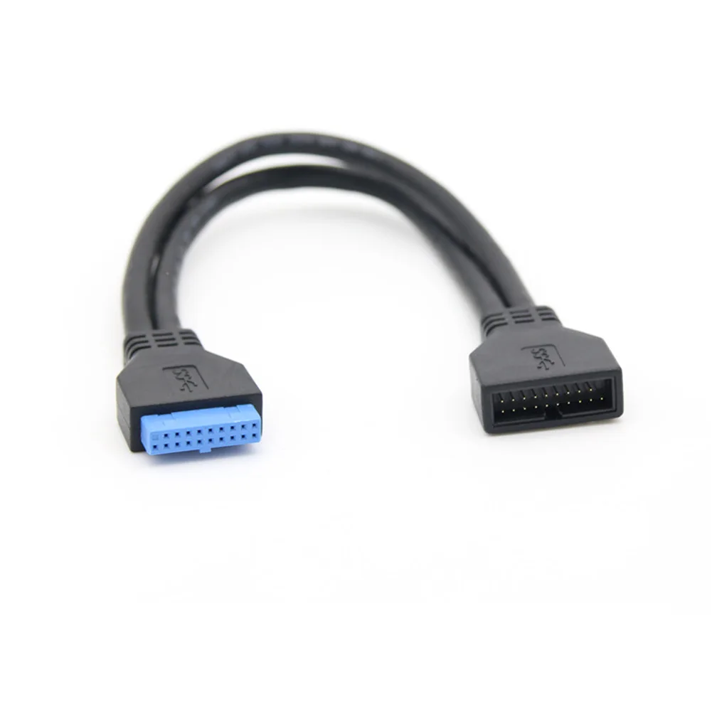 USB3.0 20Pin Female to USB 3.0 20 Pin Male Extension Cable Motherboard Mainboard Extender Data | Компьютеры и офис