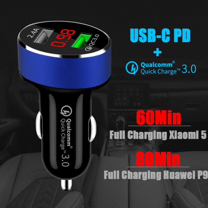 Автомобильное зарядное устройство с двумя USB портами 5 А|Зарядные устройства для