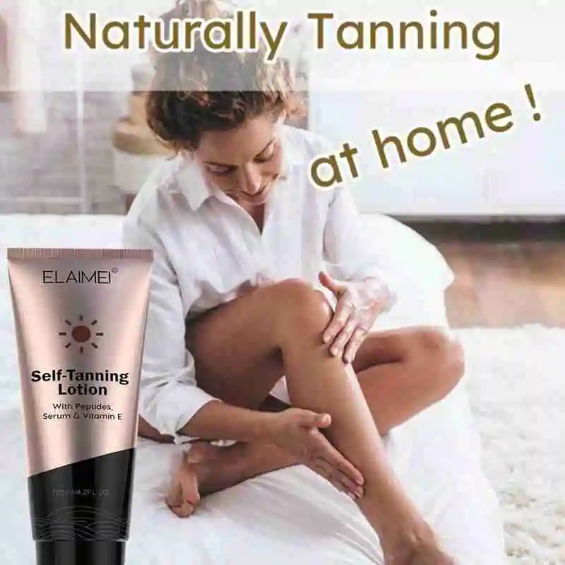 

Beauty Tanning Cream Sunless Self Body Lotion Fast Aid Bronze 125ml Coloring Makeup Face Body Tanning W3M5