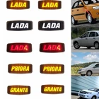 Автомобильные аксессуары 2X светодиодные, боковые, габаритные фонари для русских автомобилей Лада гранта приора Янтарный красный свет водонепроницаемый