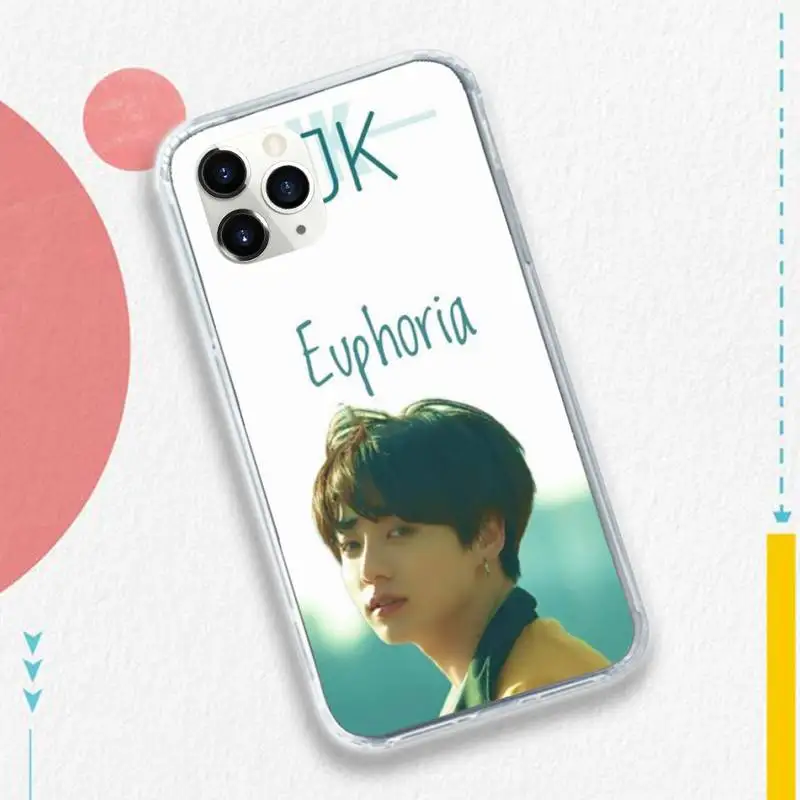 

KPOP Superstar Jungkook fashion Anti-fall capa protective Phone Case for iPhone 11 12 pro XS MAX 8 7 6 6S Plus X 5S SE 2020 XR