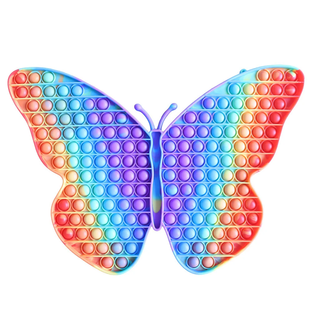 

Big Pop Fidget Toys Anti Stress Large And Small Size XXL Special Needs Mega Giant Rainbown Among Simple Dimmer Antistress